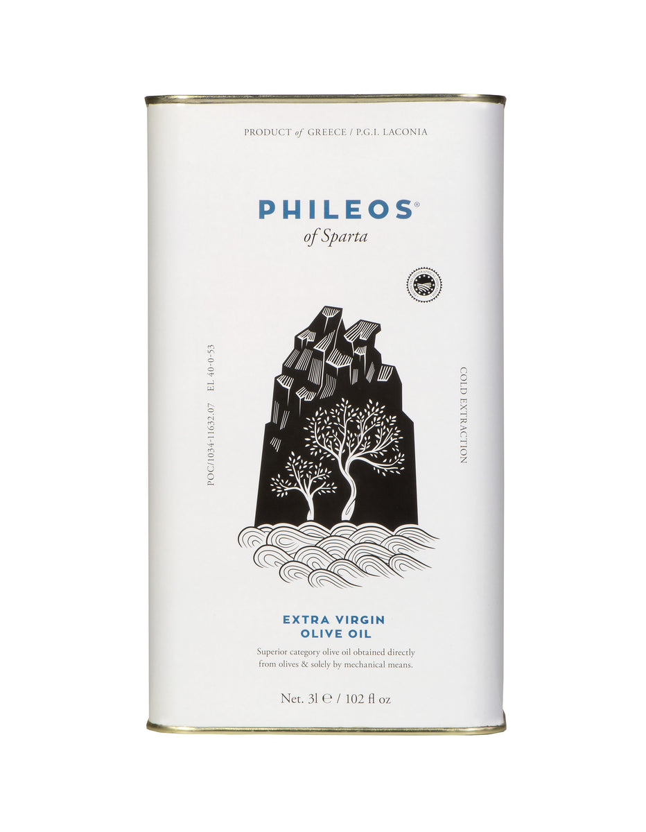 Phileos of Sparta Premium Extra Virgin Olive Oil PGI Laconia (3L
