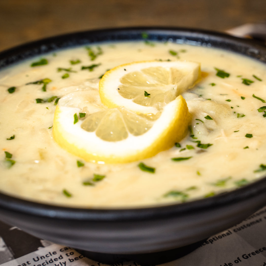 Kotosoupa Avgolemono - Chicken Soup with Egg and Lemon