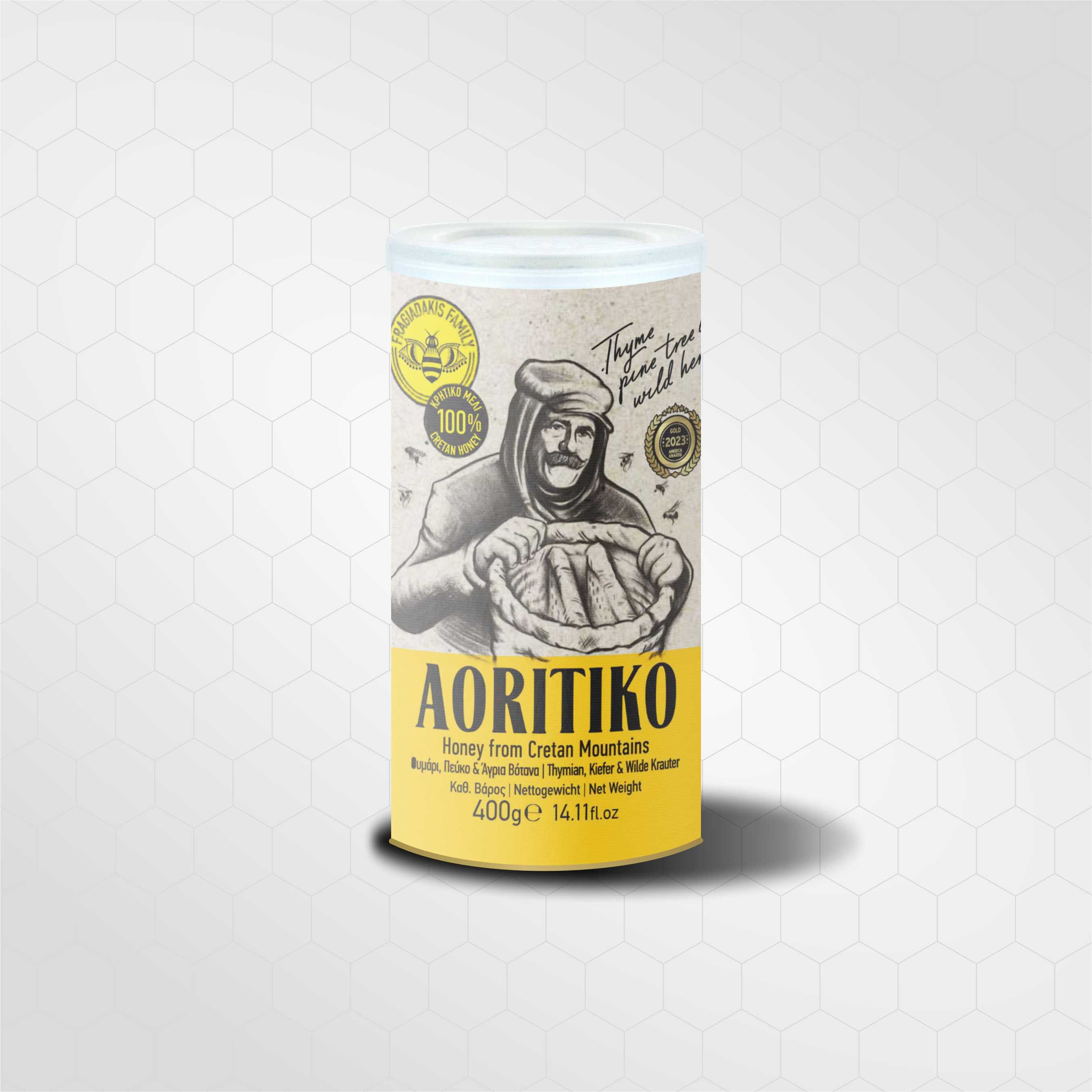 Aoritiko Thyme, Pine Tree & Wild Herb Honey - 400g