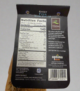 Voion Land Yellow Split Pea Fava