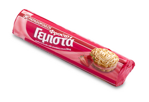 Papadopoulos Strawberry Sandwich Cookies 200gr
