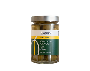 Siouras Green Olives Stuffed with Lemon