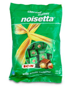 ION Noisetta Milk Chocolate Pralines with Whole Hazelnut and a Hazelnut Cream Filling