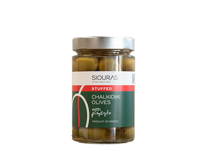 Siouras Green Olives Stuffed with Pimento