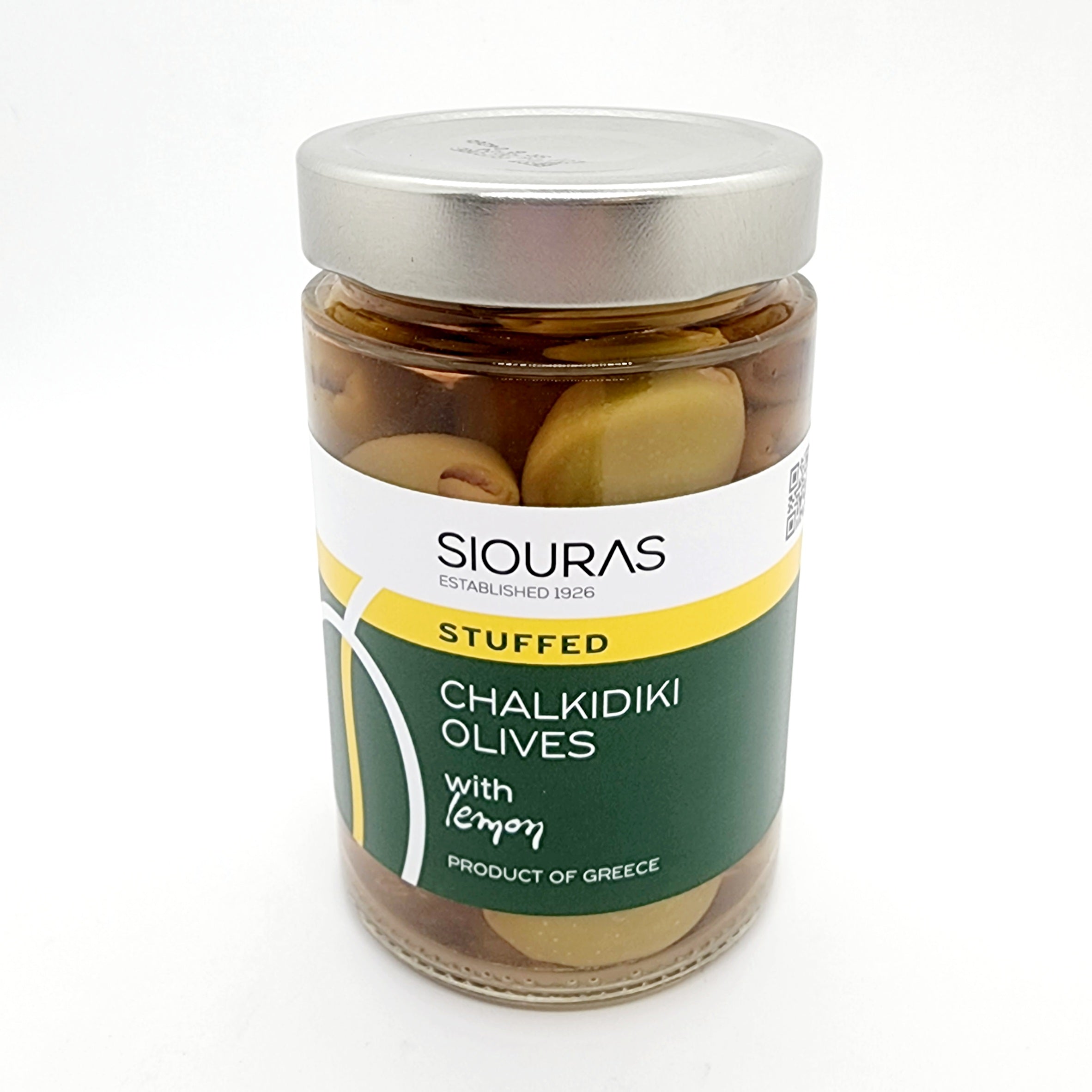 Siouras Green Olives Stuffed with Lemon