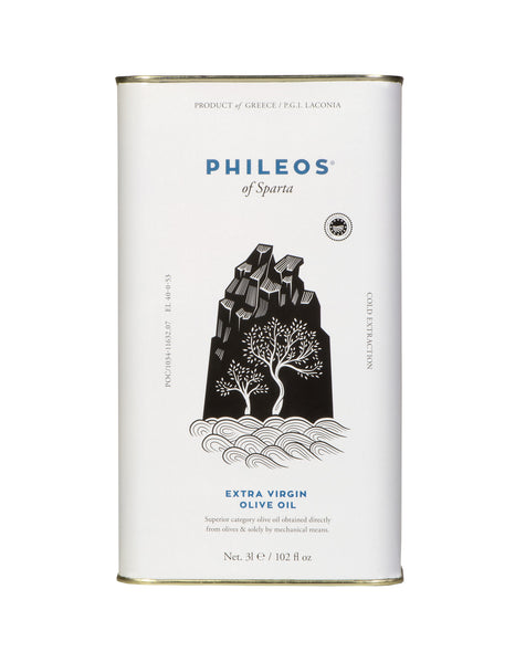 人ニ在ラズE.P. Over Forte Phileos of Sparta Premium Extra Virgin Olive Oil PGI Laconia (3L
