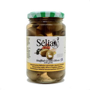 Sélia Green Olives Stuffed with Garlic