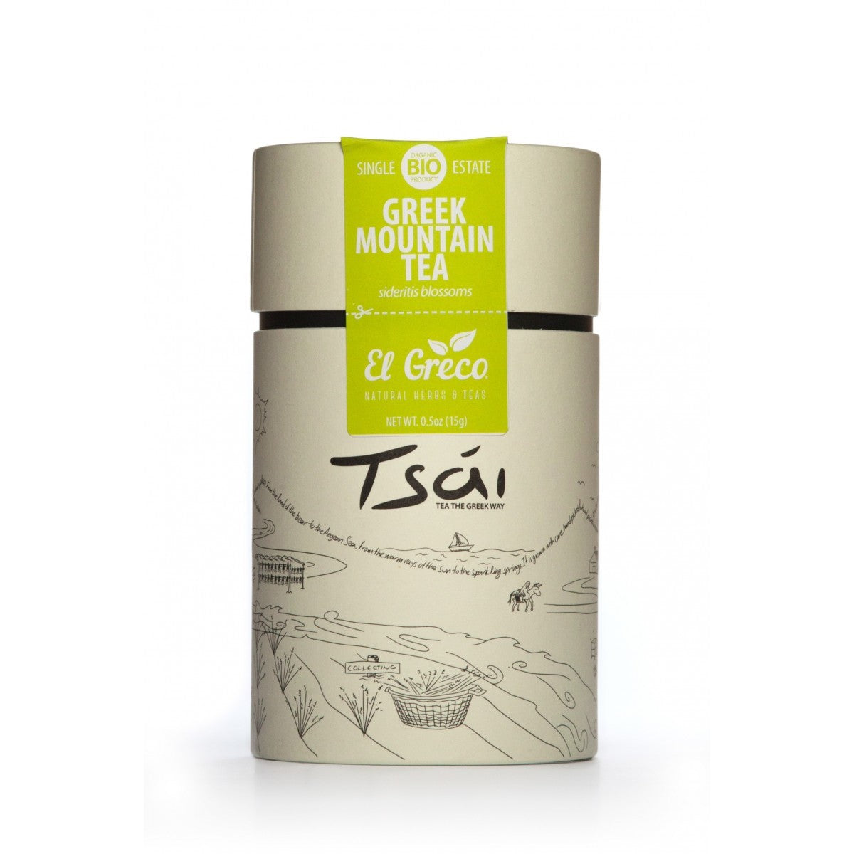 Tsái Organic Greek Mountain Tea Blossoms - Single Estate