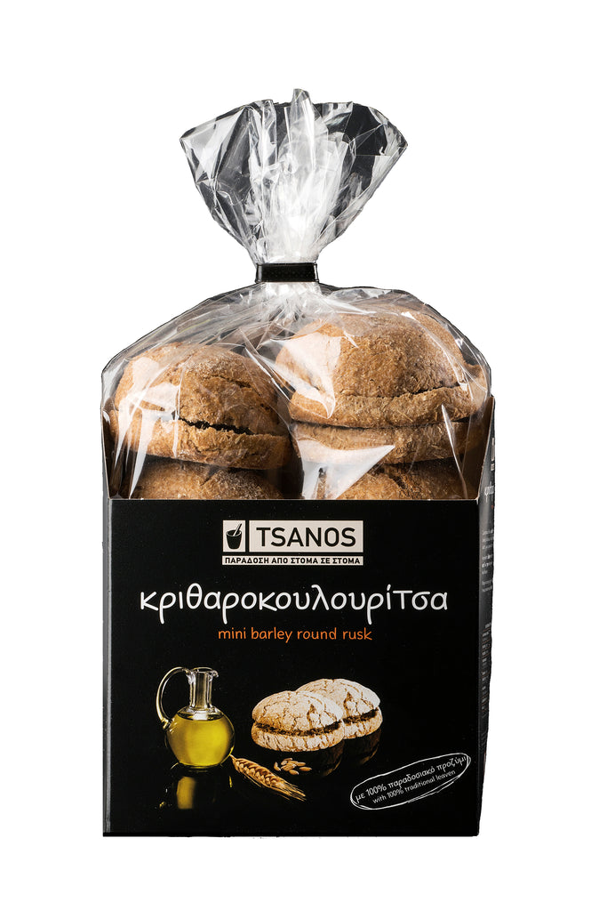Tsanos Mini Barley Roll Rusk – Anthos