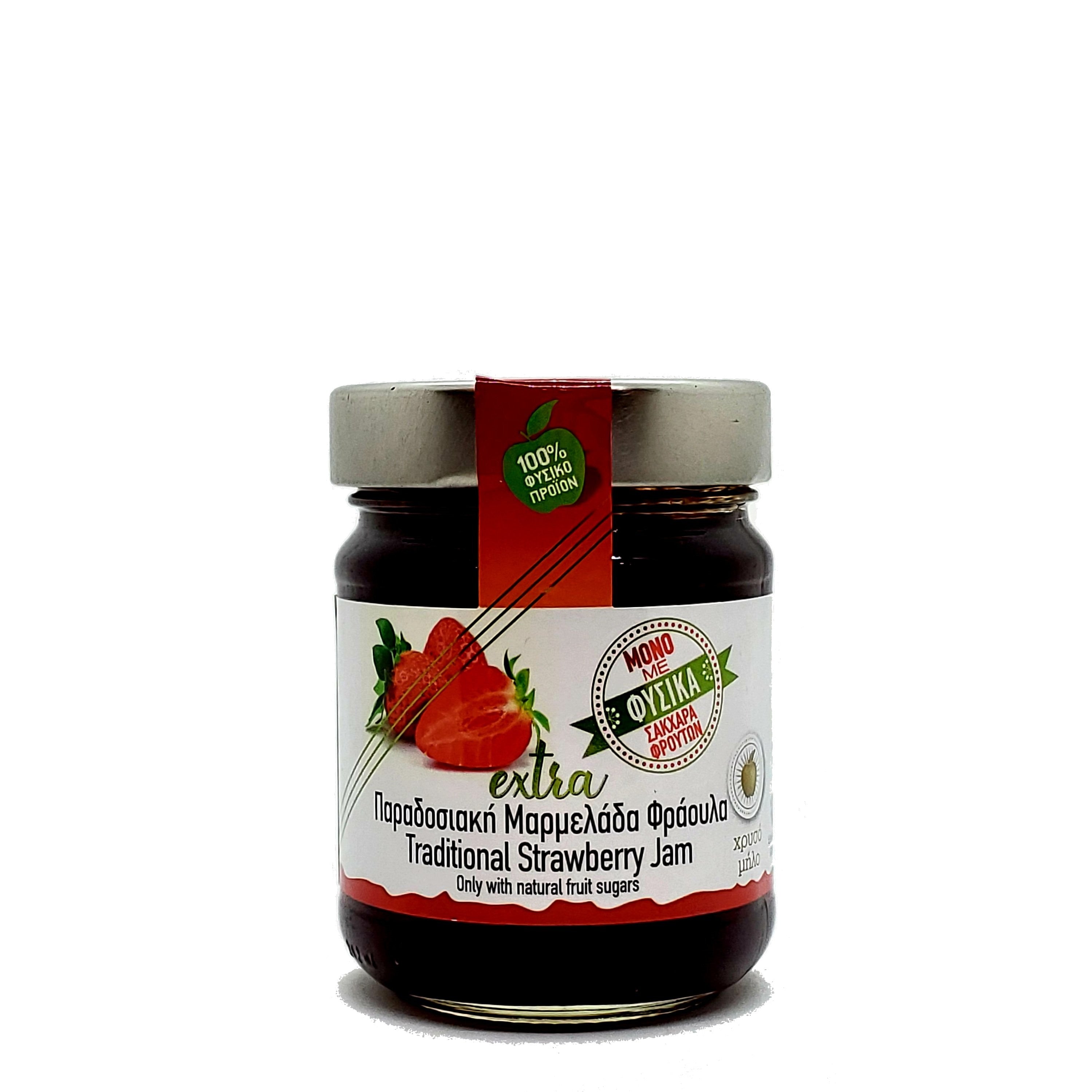 Traditional Strawberry Jam from Pelion - No Added Sugar